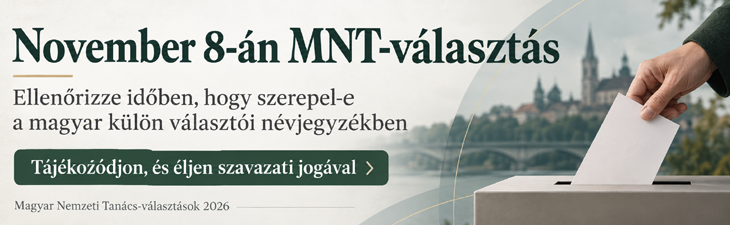 Magyar Nemzeti Tanács-választások 2026 - banner
