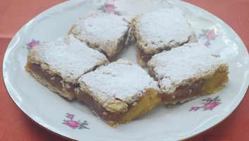 Ananászos almás pite - illusztráció