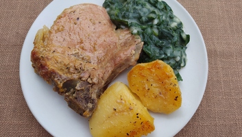 Brokkolilevél-főzelék - illusztráció