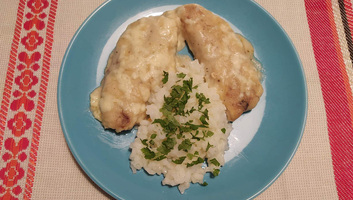 Csőben sült csirkemell - illusztráció