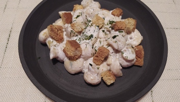 Fűszeres gombasaláta - illusztráció