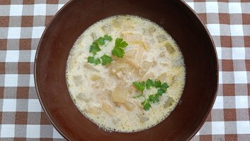 Vajas karalábéleves - illusztráció