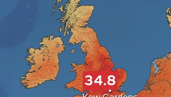 Megdőlt a májusi melegrekord Nagy-Britanniában - illusztráció