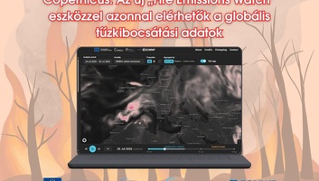 Nyomon követhetők az erdőtüzek a Copernicus Légkörmegfigyelő Szolgálat új alkalmazásával - illusztráció