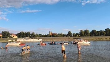 Rekordalacsonyra apadt a Dráva vízszintje Eszéknél - illusztráció