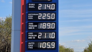 Két dinárral drágult a dízel, a benzin ára változatlan - illusztráció