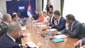 Az IMF küldöttségével tárgyalt Siniša Mali - illusztráció