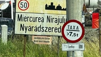 Úthasználati díjat vezettek be a városon áthaladó nehézgépjármű-forgalomra egy erdélyi településen - illusztráció