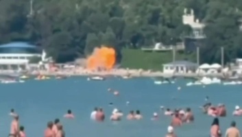 Drón csapódott be egy zsúfolt orosz strandra, többen meghaltak - illusztráció