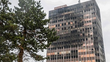 Gyorsított bontás vár a kiégett zágrábi Vjesnik-toronyházra - illusztráció