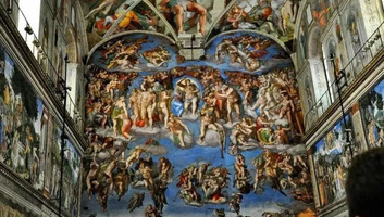 A látogatók miatt restaurálni kell Michelangelo Utolsó ítélet című freskóját a Sixtus-kápolnában - illusztráció