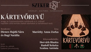 SzekerEST: A Kártevőrevü című monodráma bemutatója - illusztráció