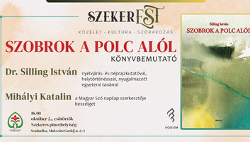 SzekerEST: Silling István regényének bemutatója - illusztráció