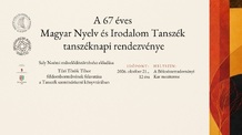 Tanszéknapot tart az újvidéki Magyar Nyelv és Irodalom Tanszék - illusztráció