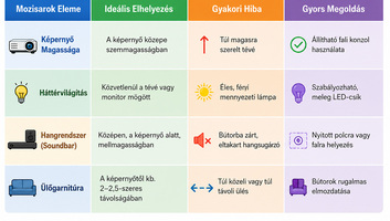 Otthoni mozisarok kialakítása a tökéletes esti kikapcsolódáshoz - illusztráció