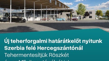 Átépítik a Hercegszántó és Béreg közötti közúti határátkelőt - illusztráció
