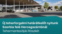 Átépítik a Hercegszántó és Béreg közötti közúti határátkelőt - illusztráció