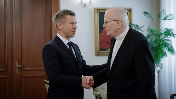 Erdő Péter fogadta Magyar Pétert - illusztráció