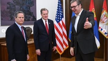 Amerikai kongresszusi képviselőkkel tárgyalt a NIS-ről Vučić - illusztráció