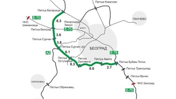 Április 1-jétől útdíjat kell fizetni a Belgrádot elkerülő útszakaszon - illusztráció