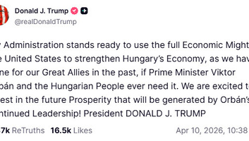 Tramp objavio: Ako Orban pobedi na izborima, SAD će upotrebiti punu ekonomsku snagu da ojača Mađarsku - illusztráció