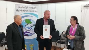 A Szabó József-díjat Nagy Tibor vehette át Topolyán - illusztráció