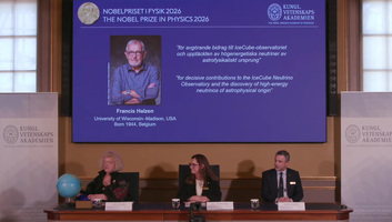 Francis Halzen részecskefizikus kapja idén a fizikai Nobel-díjat - illusztráció