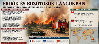 Erdő- és bozóttüzek pusztítanak  – Vajdaságtól Kanadáig - illusztráció