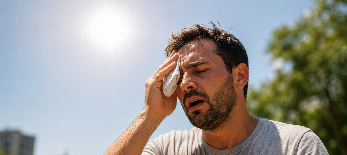 Hőstressz és hőguta: Mikor kell orvoshoz fordulni? - illusztráció